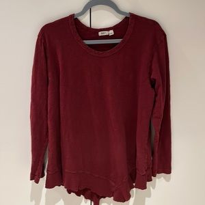 Wilt size L L/S burgundy T-Shirt